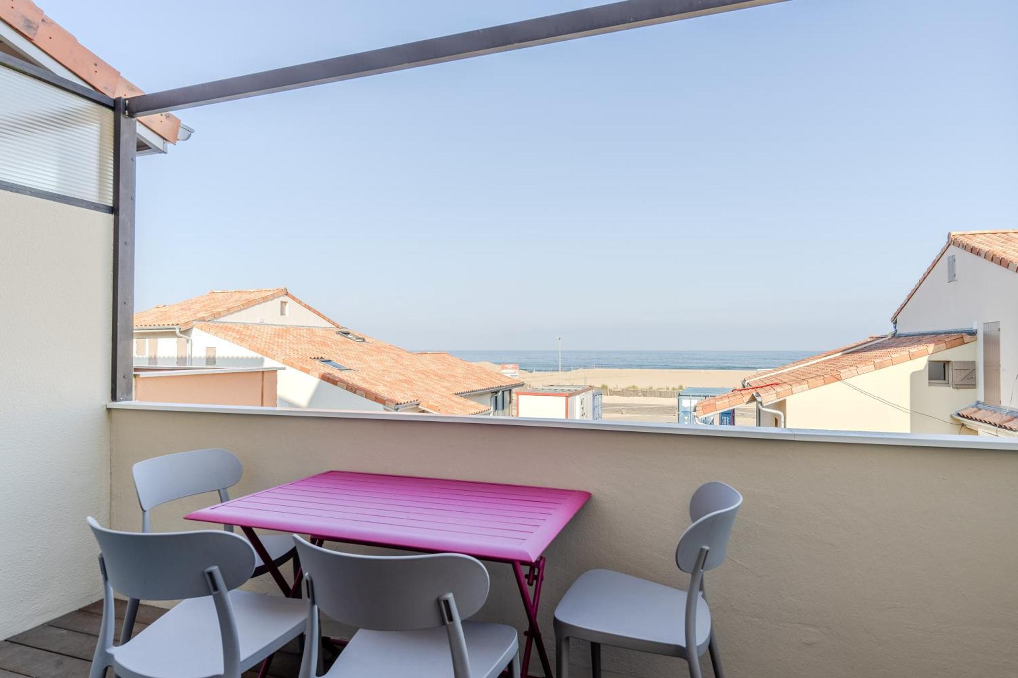 Atlantic Selection - La Parenthese De Capbreton - Vue Ocean, Plage Notre-Dame Exteriör bild